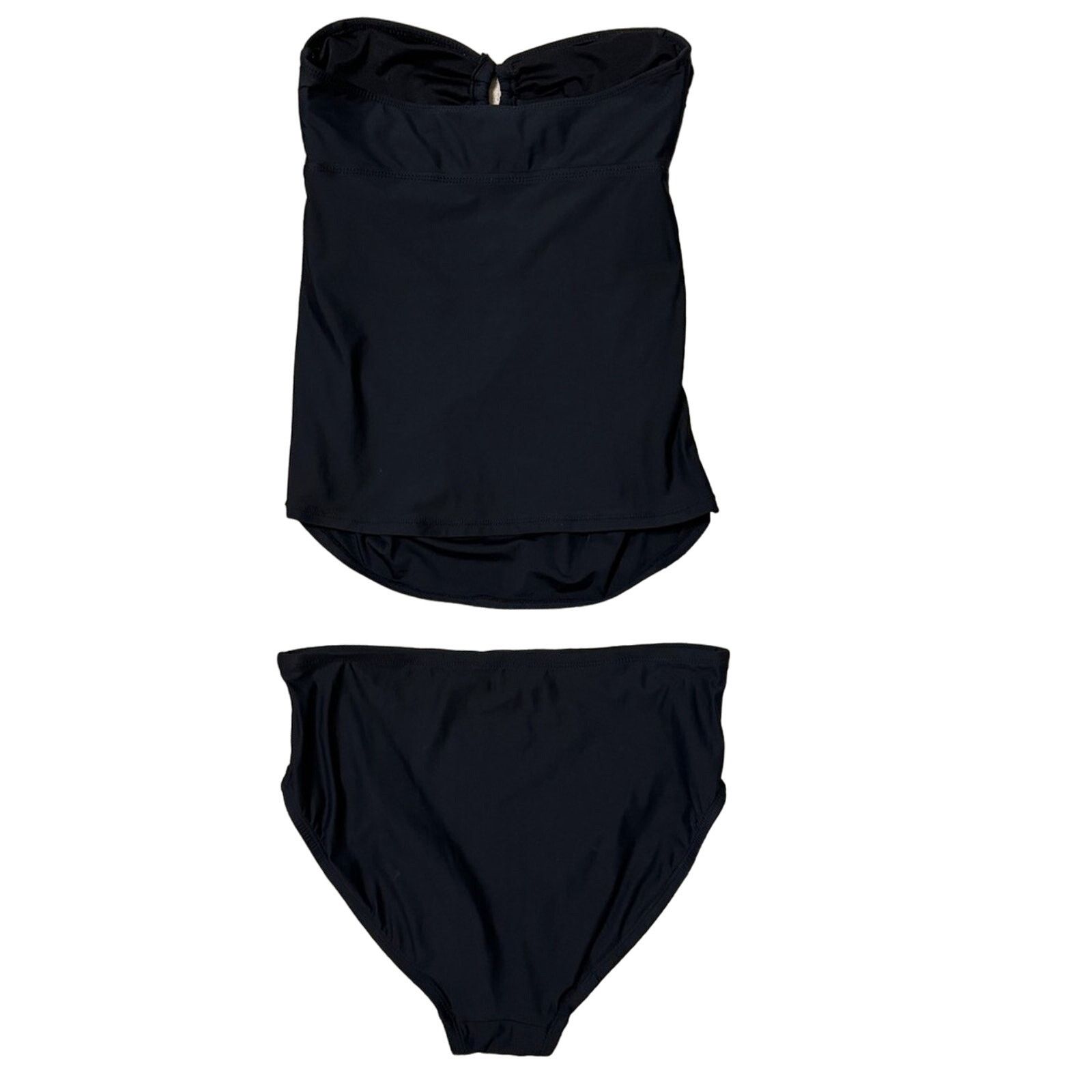 Spanx SPANX Strapless Takini Top Bikini Set Black Size 8 Size M / US 6-8 / IT 42-44 - 2 Thumbnail