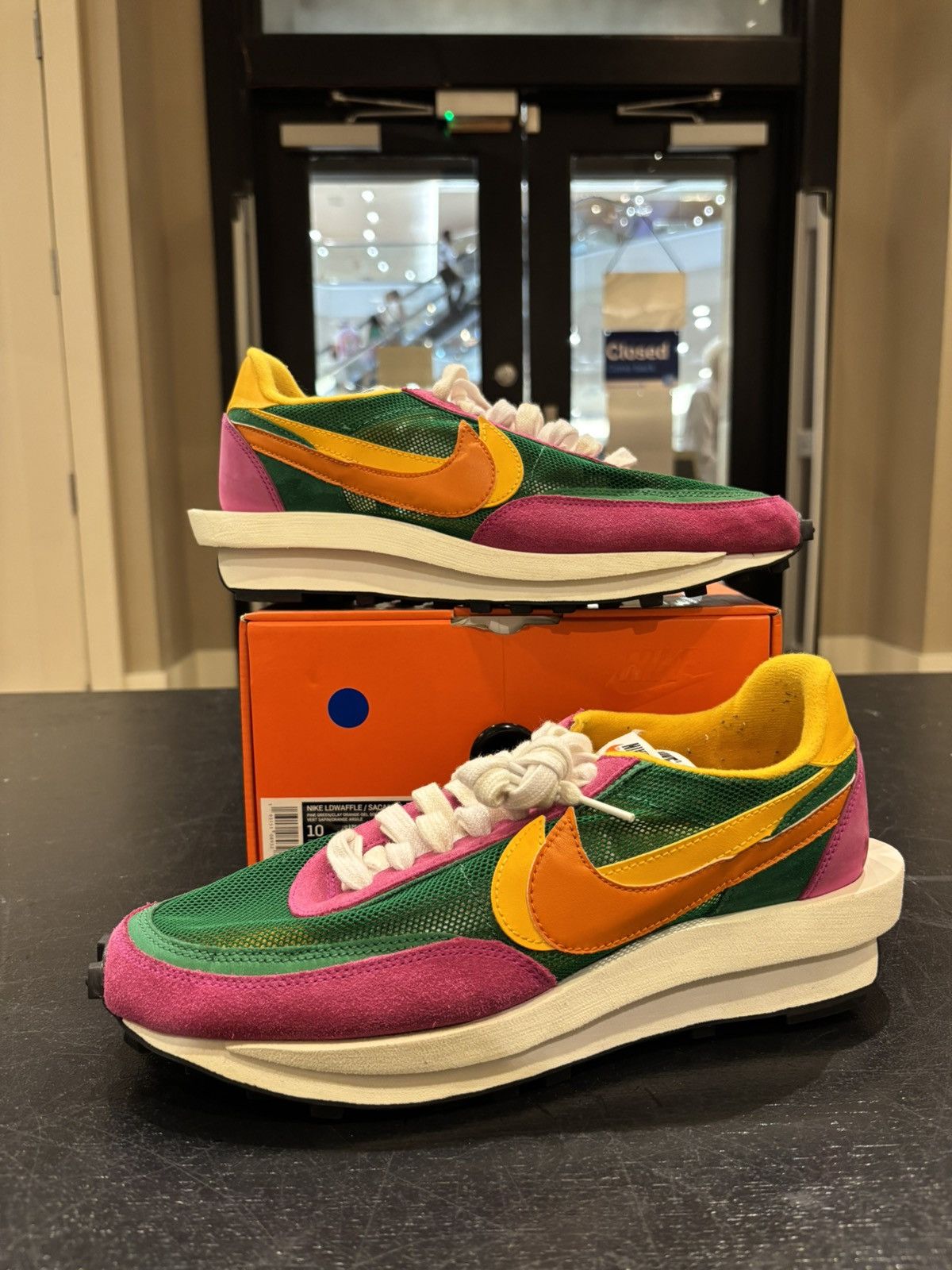 Nike × Sacai Nike X Sacai LD Waffle ‘Sacai Pine Green’ Size US 10 / EU 43 - 1 Thumbnail