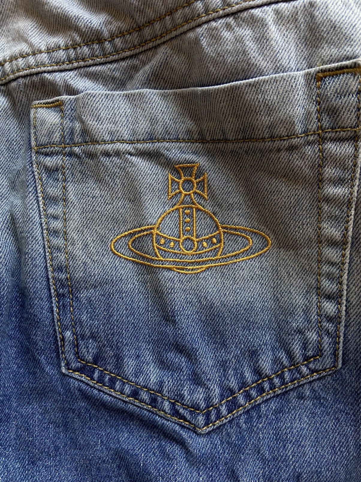 Vivienne Westwood VivienneWestwood Jeans Embroidery Logo 2 Colors Size 40" / US 18 - 9 Thumbnail