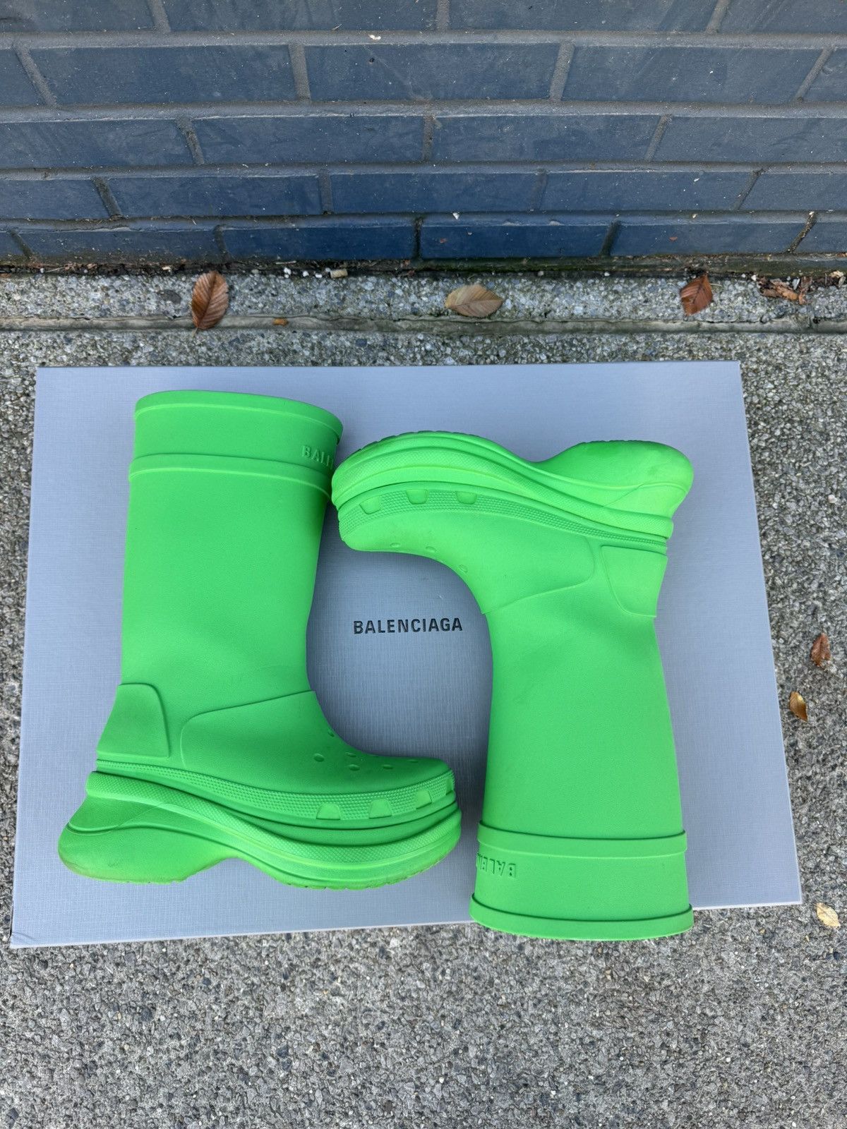 Balenciaga × Crocs Boot Green