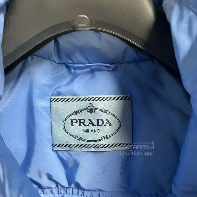 Prada Prada Blue Men's Down Jacket. Size US M / EU 48-50 / 2 - 3 Thumbnail