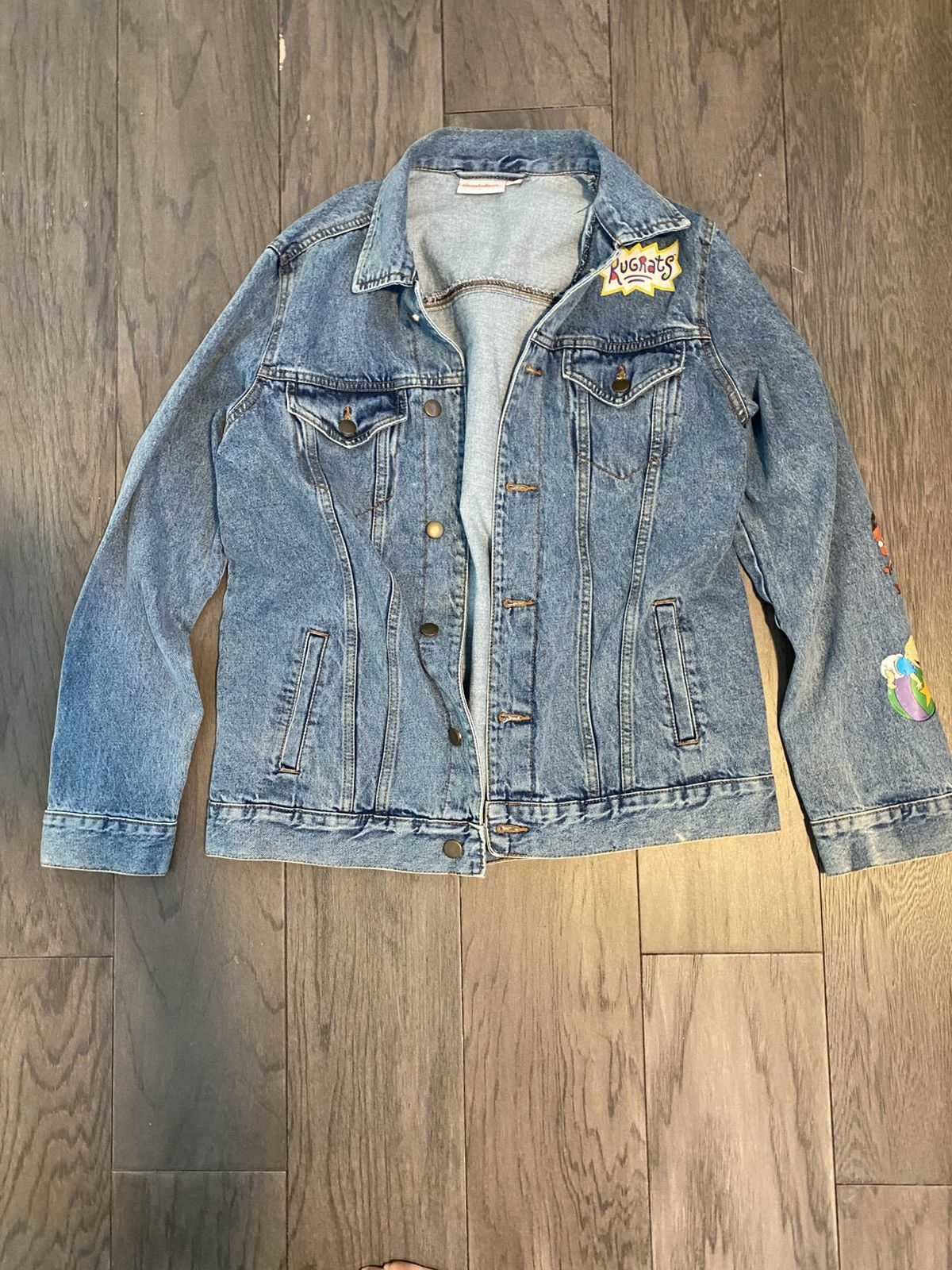 Nickelodeon Thrifted Rugrat Jean Jacket Size S / US 4 / IT 40 - 2 Thumbnail