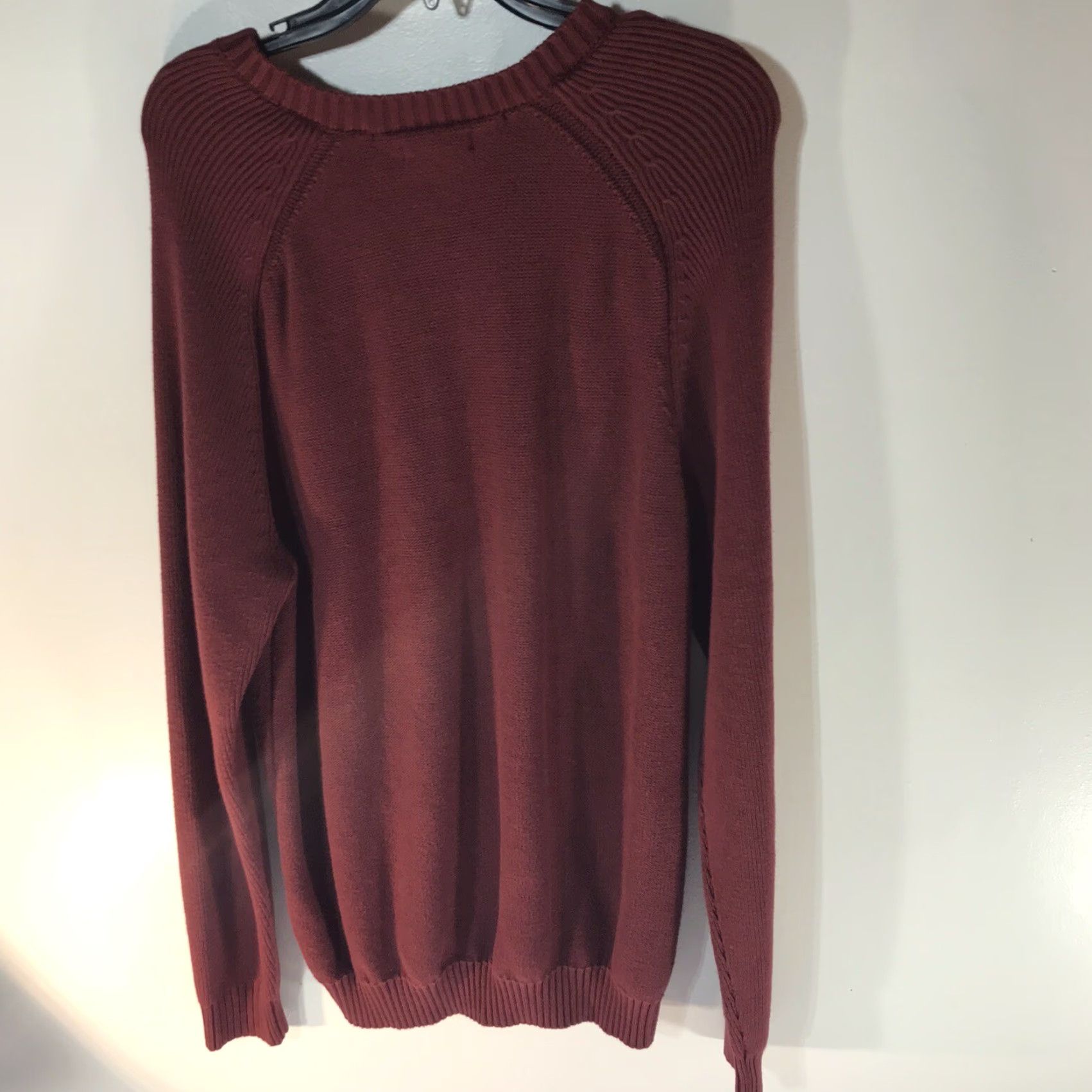 Gap Gap Women's Sweater Pullover Knit Long Sleeve Round Neck Fall Winter XL Burgundy Casual Modern Size XL / US 12-14 / IT 48-50 - 2 Thumbnail