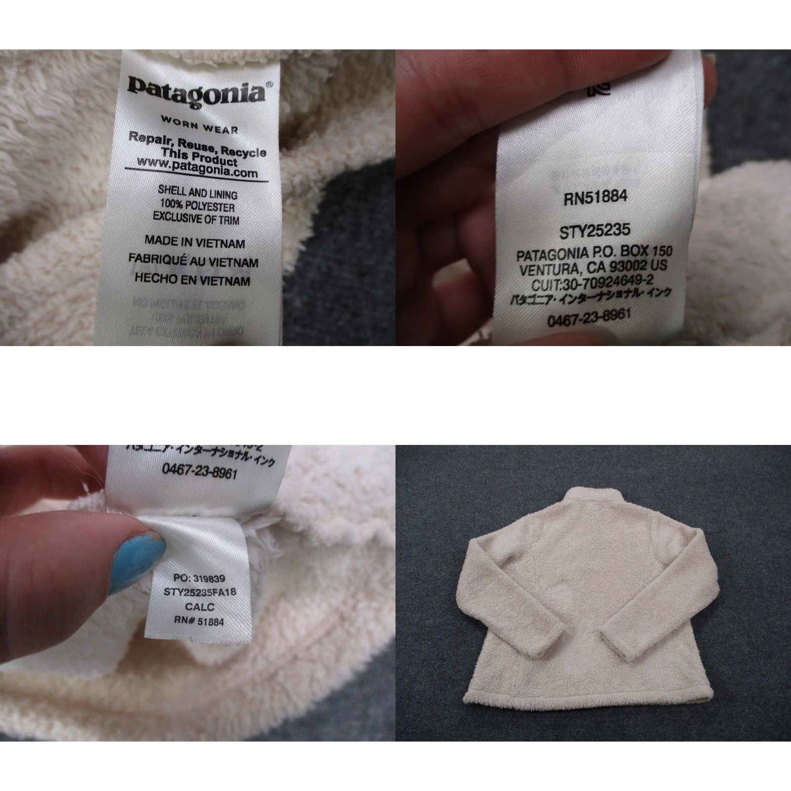 Patagonia Patagonia Jacket Womens L Beige Fleece Outdoor Windbreaker 1/4 Zip Pockets Thermal Lightweight Regular Size L Womens Size L / US 10 / IT 46 - 8 Thumbnail