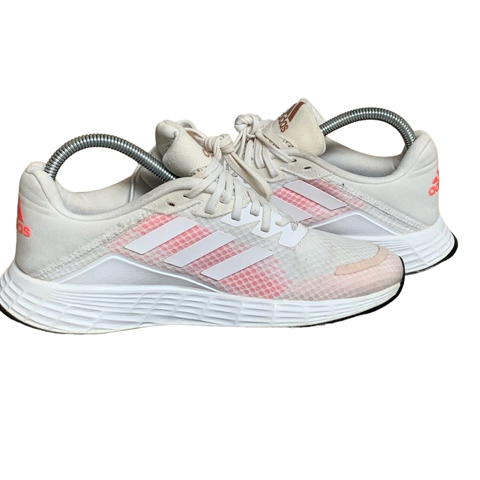 Adidas WOMENS ADIDAS DURAMO SL RUNNING SHOES SIZE 7.5 WHITE & ROSE Size US 7.5 / IT 37.5 - 2 Thumbnail