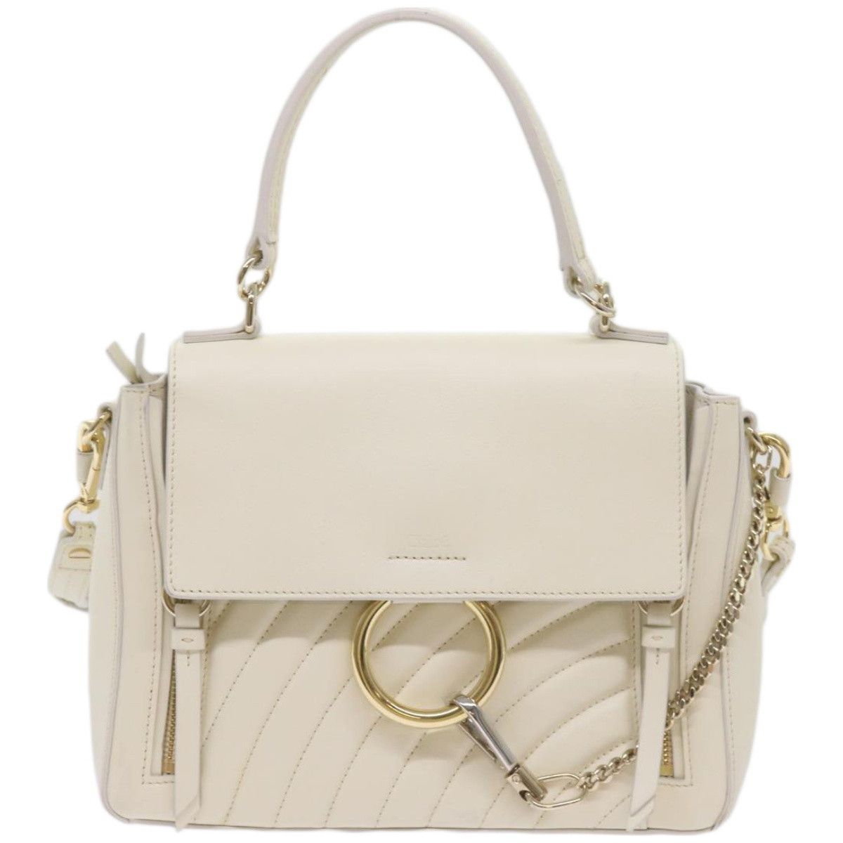 image of Chloe Chloé Faye Day Shoulder in White, Women's