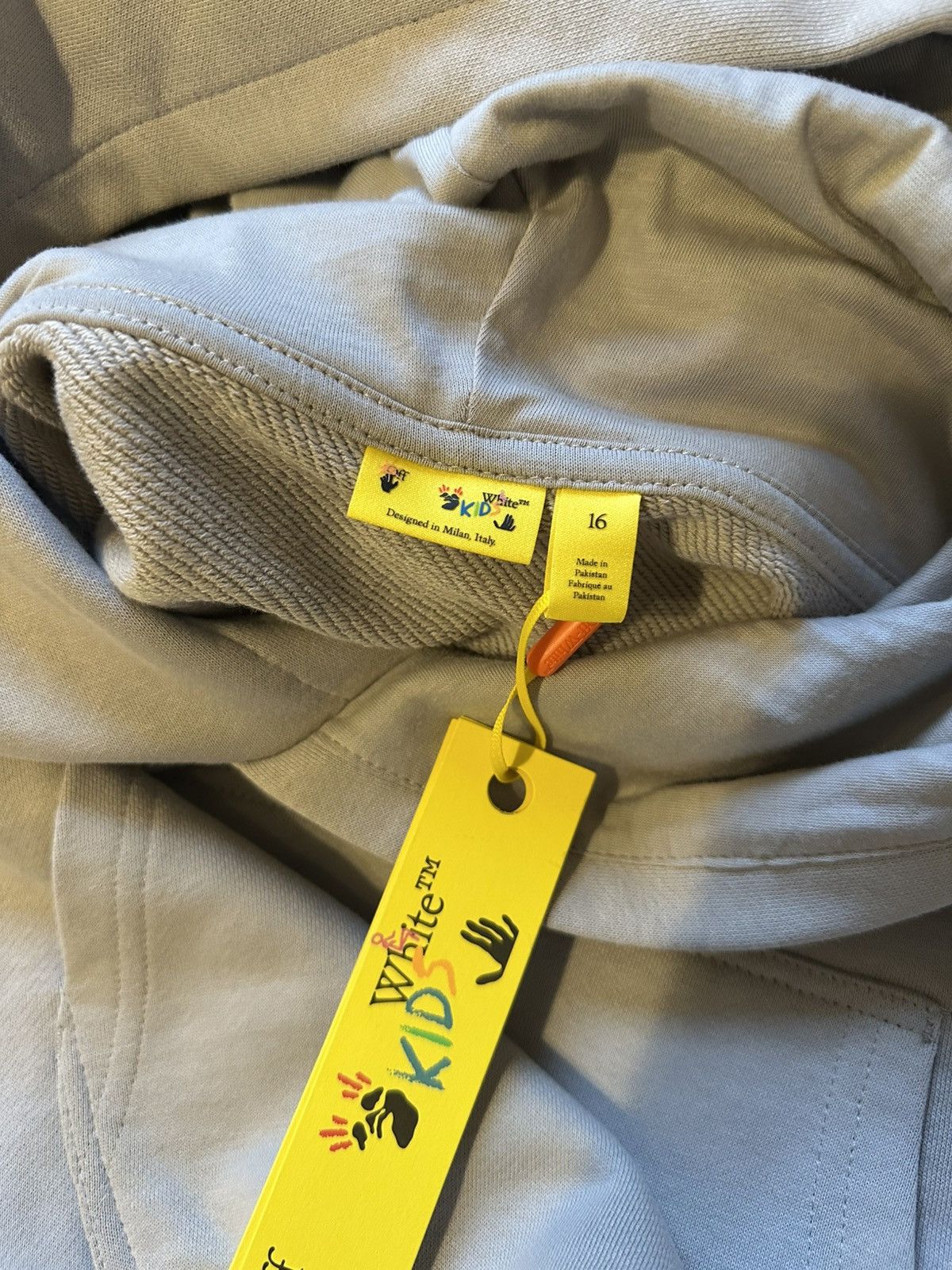 Off-White Off-White Hoodie Grey | Kids Size fits S/M | New with Tags Size US M / EU 48-50 / 2 - 13 Thumbnail