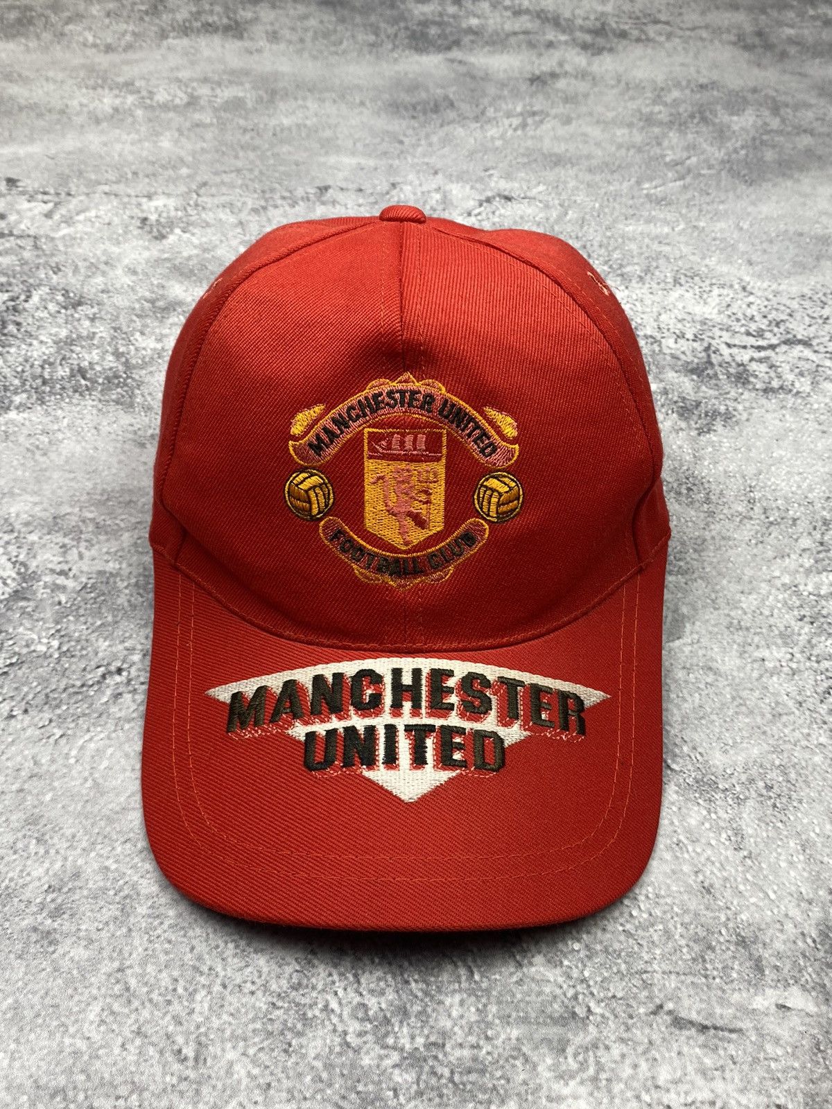 Vintage Vintage 90s Manchester United Soccer Jersey Cap Hats Size ONE SIZE - 2 Thumbnail