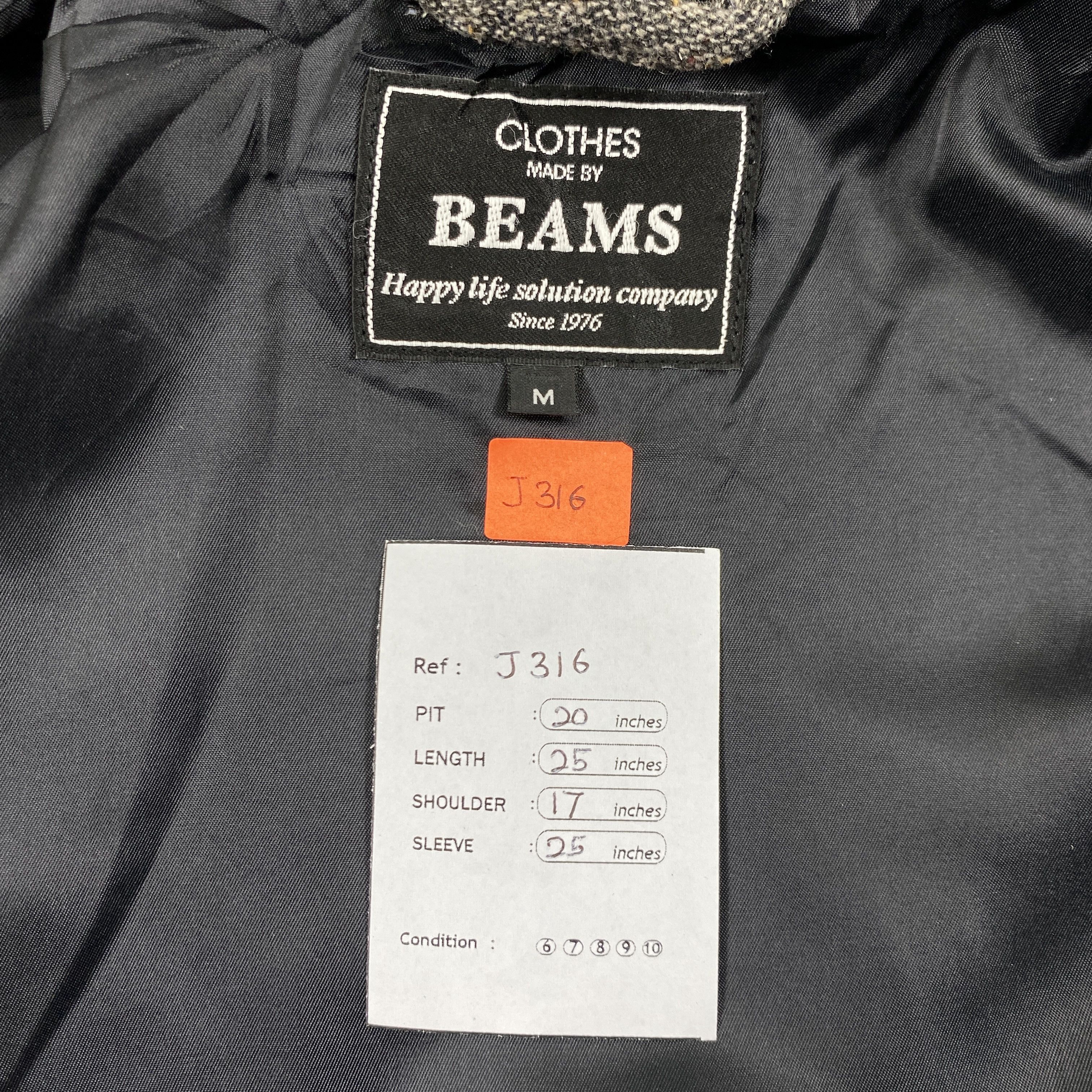 Beams Plus Vintage Japanese Brand Beams Wool Hoodie Jacket - J316 Size US M / EU 48-50 / 2 - 11 Thumbnail