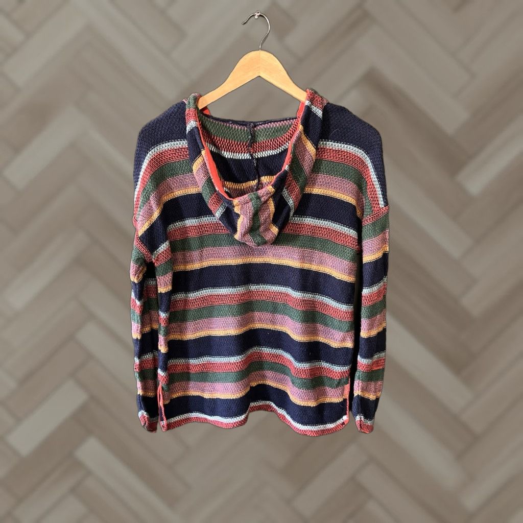 American Eagle Outfitters American Eagle Womens Multicolor Knit Hooded Sweater Size Medium Size M / US 6-8 / IT 42-44 - 1 Thumbnail