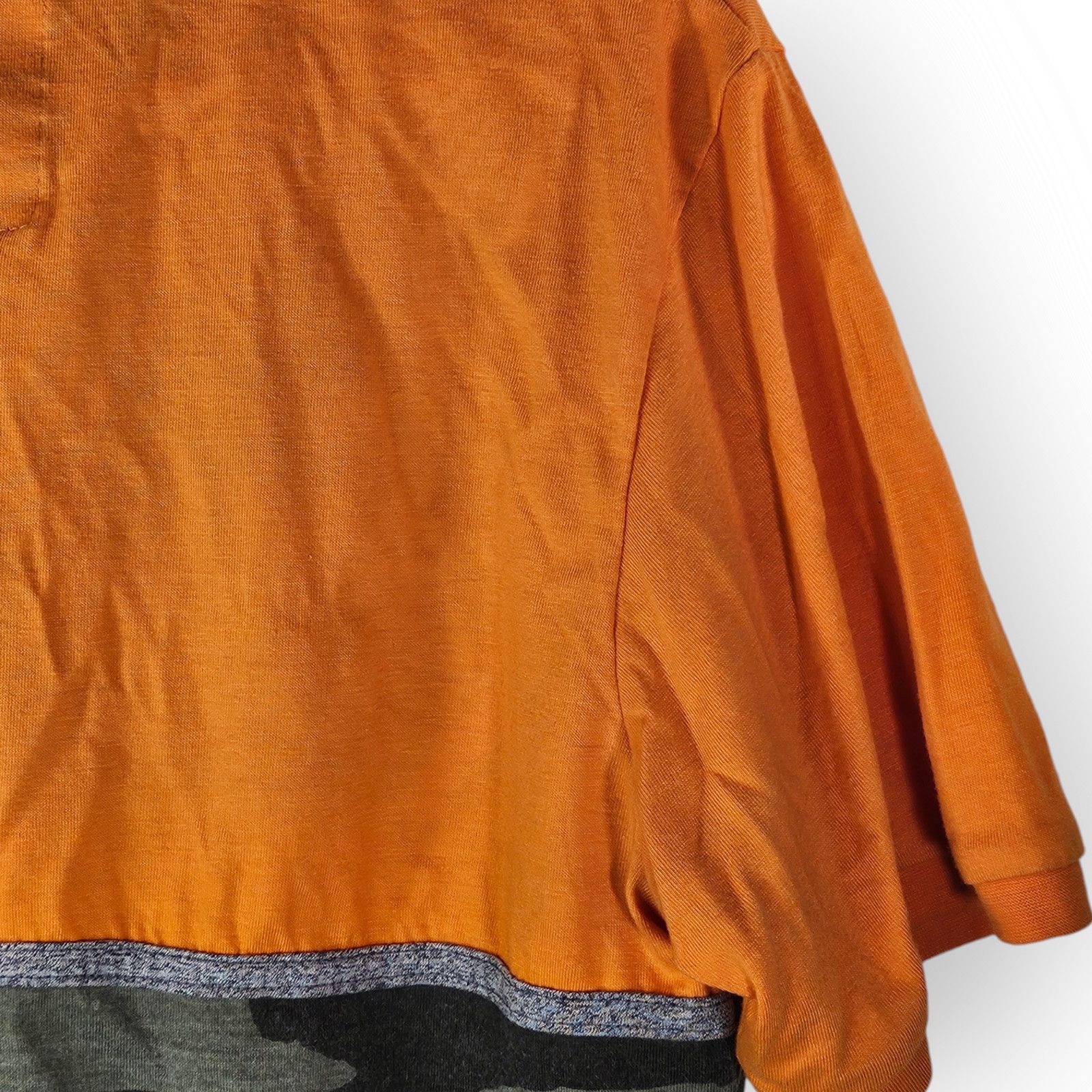 Ecko Unltd. Ecko Unltd. Men's Small Orange and Gray Camo Short Sleeved Size US S / EU 44-46 / 1 - 5 Thumbnail