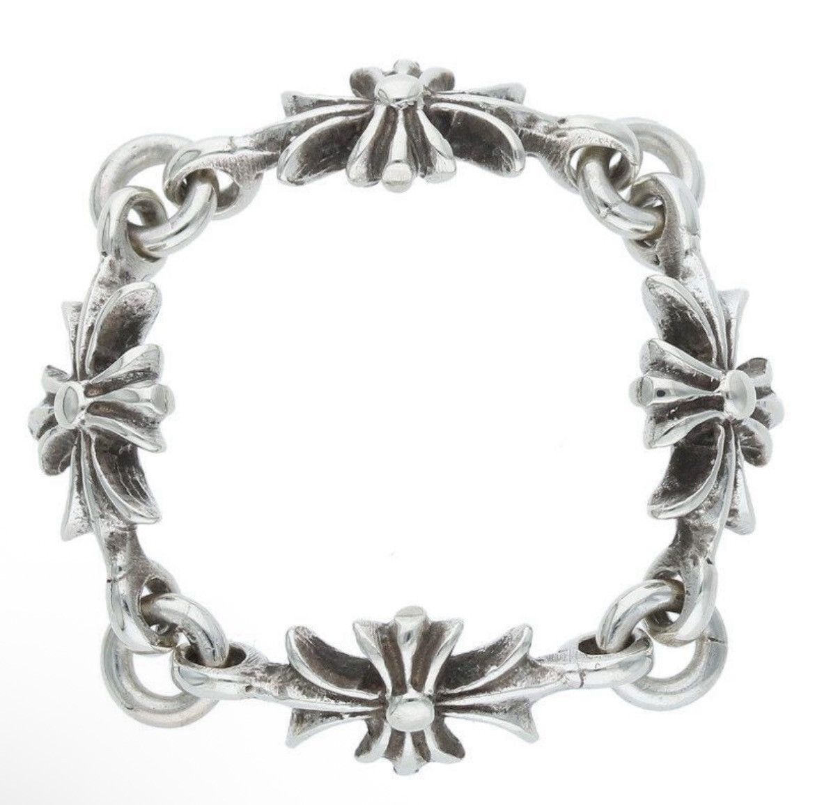 Chrome Hearts Chrome Hearts Tiny ECH Plus Silver Ring Size ONE SIZE - 1 Thumbnail