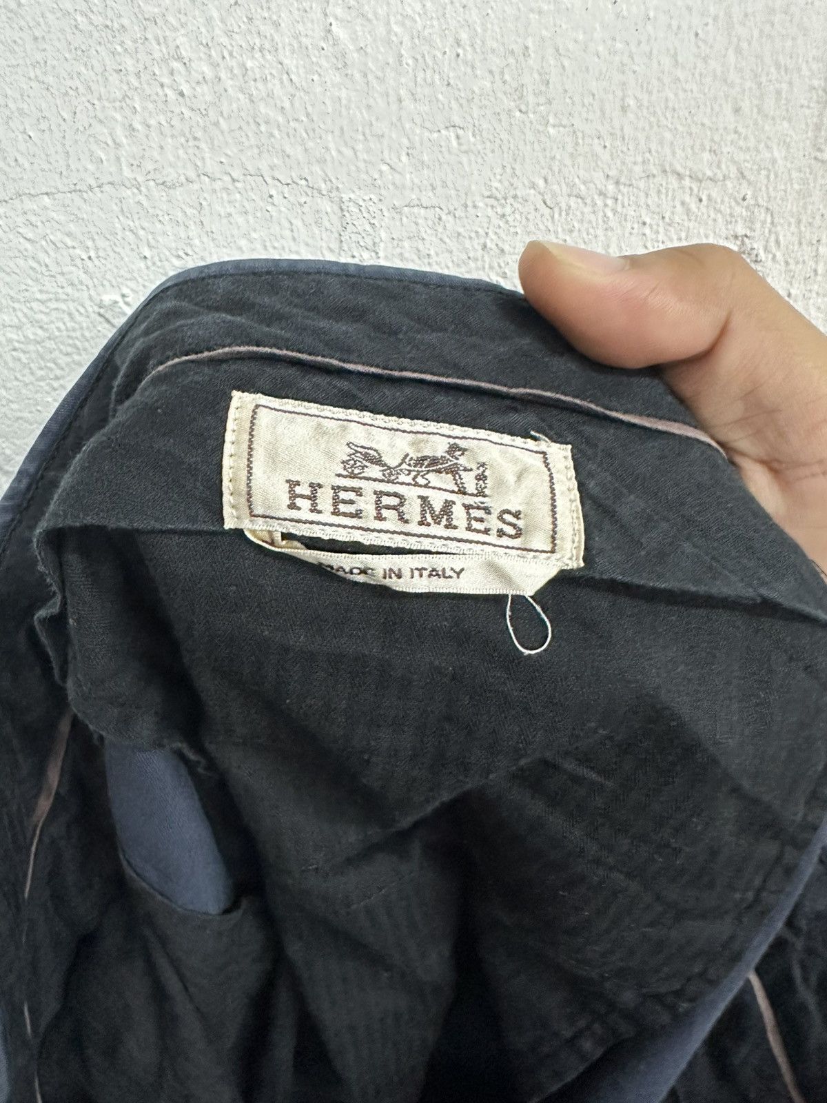 Hermes × Vintage VTG HERMES Stretch Cotton Pants Size ONE SIZE - 16 Thumbnail