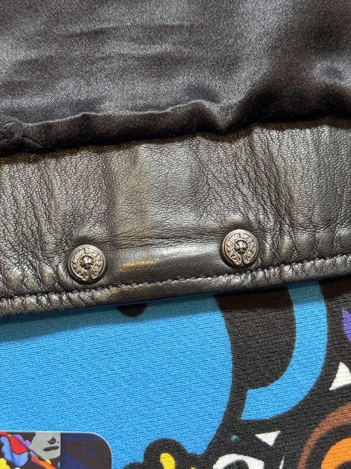 Chrome Hearts Chrome Hearts Vintage Leather Biker Jacket Size US M / EU 48-50 / 2 - 13 Thumbnail