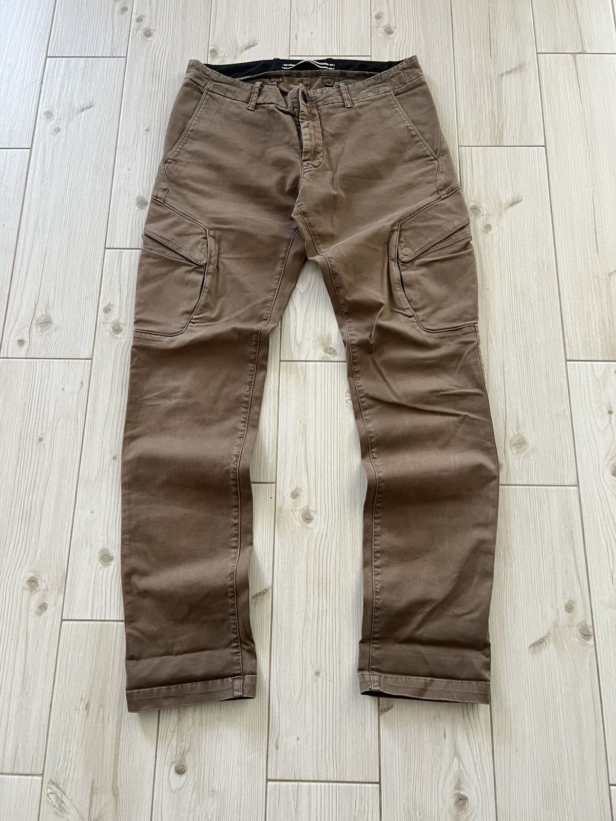 Stone Island Stone Island Multi Pocket Tech Cargo Pants Brown 33 Size Size US 33 - 3 Thumbnail