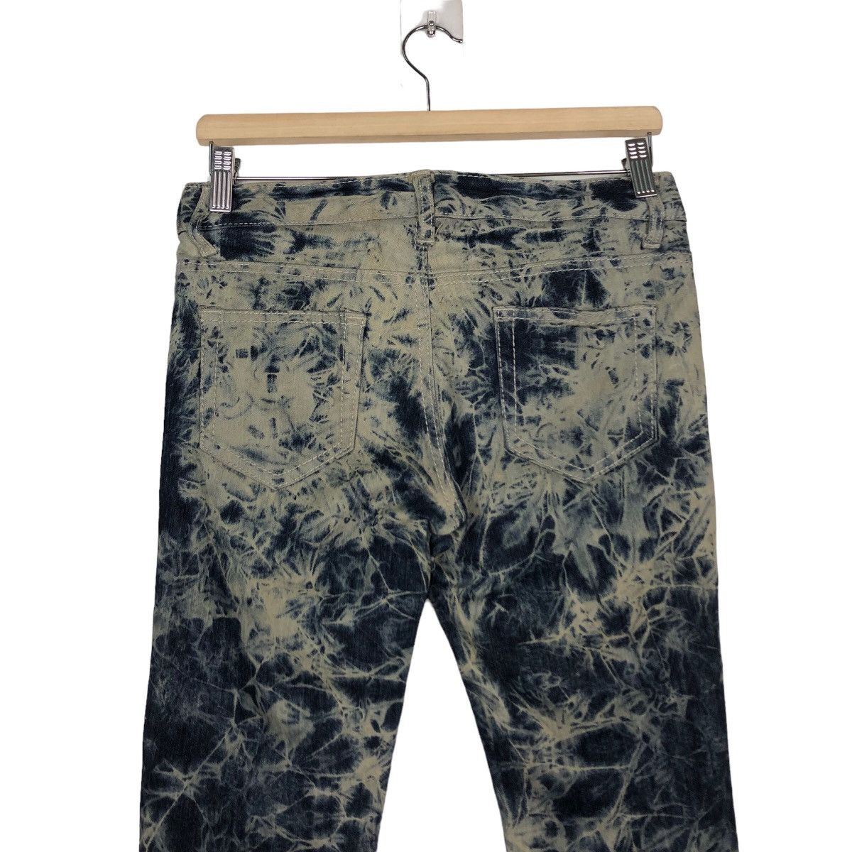 Hysteric Glamour 🔥Acid Wash Design Skinny Distressed Denim Jeans Works Japan Size US 30 / EU 46 - 9 Thumbnail