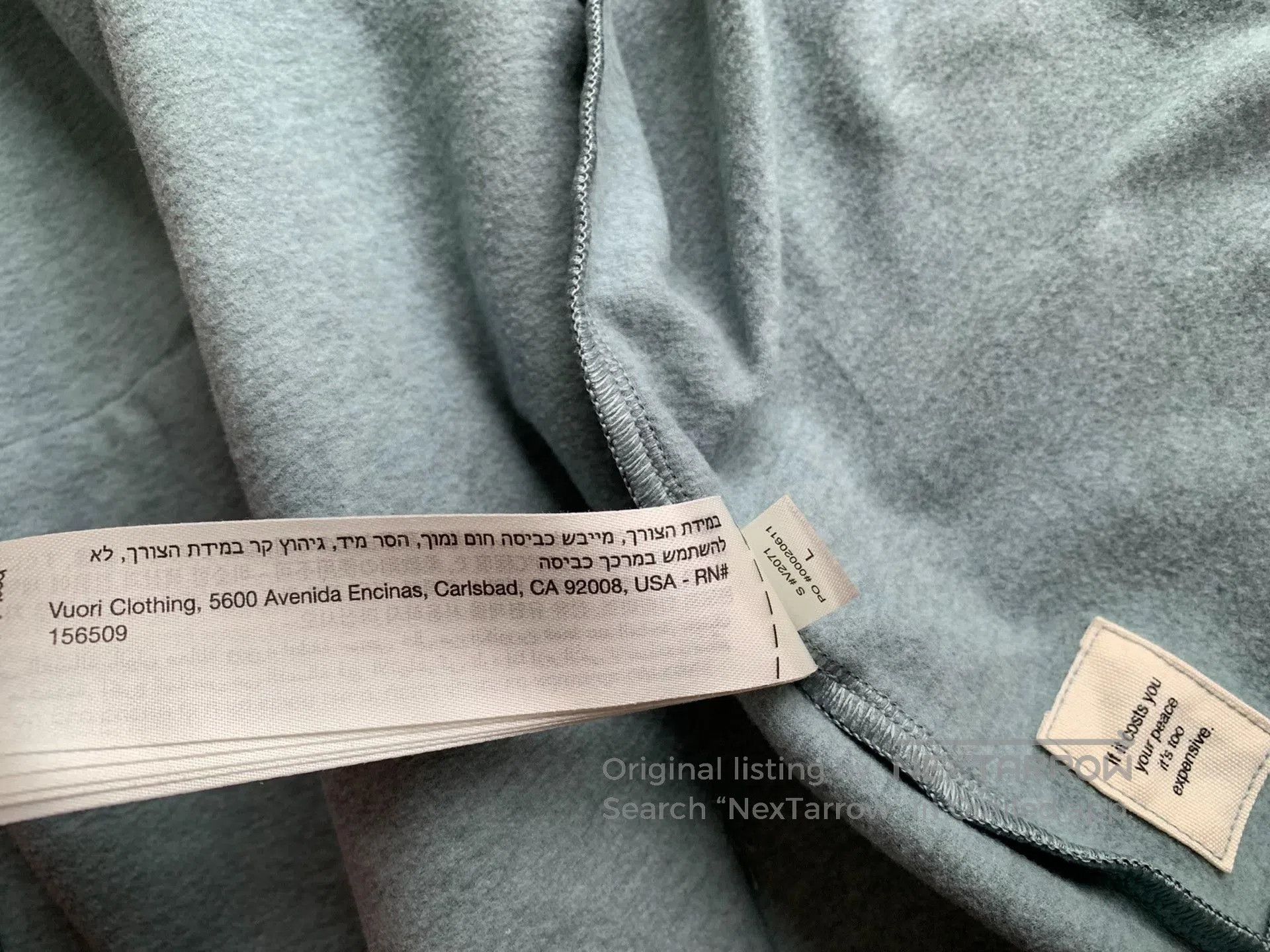 Vuori Vuori Coronado Men's Hoodie Jacket. Size US L / EU 52-54 / 3 - 6 Thumbnail