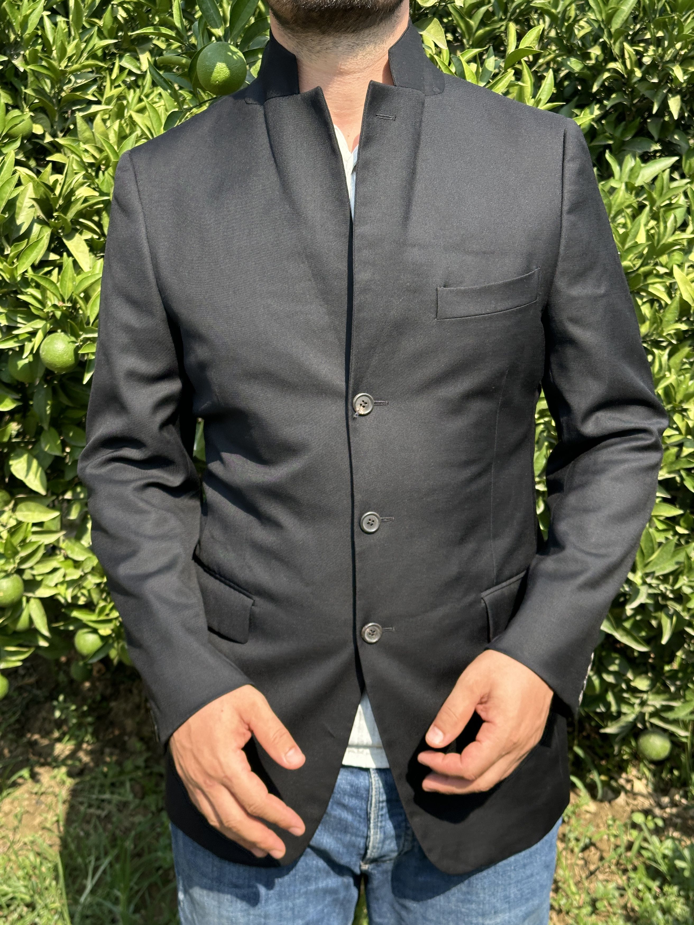 Prada Prada Milano Solid Suit Formal Jacket Blazer Tux Size 50 R M Size 50R - 14 Thumbnail