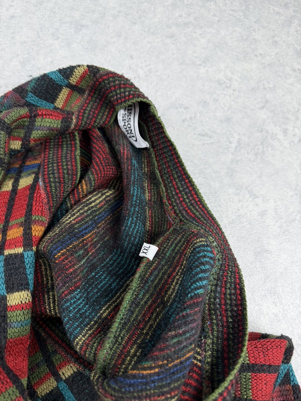 Missoni Missoni Sport Vintage Wool Knit Cardigan Sweater Size US XXL / EU 58 / 5 - 10 Thumbnail