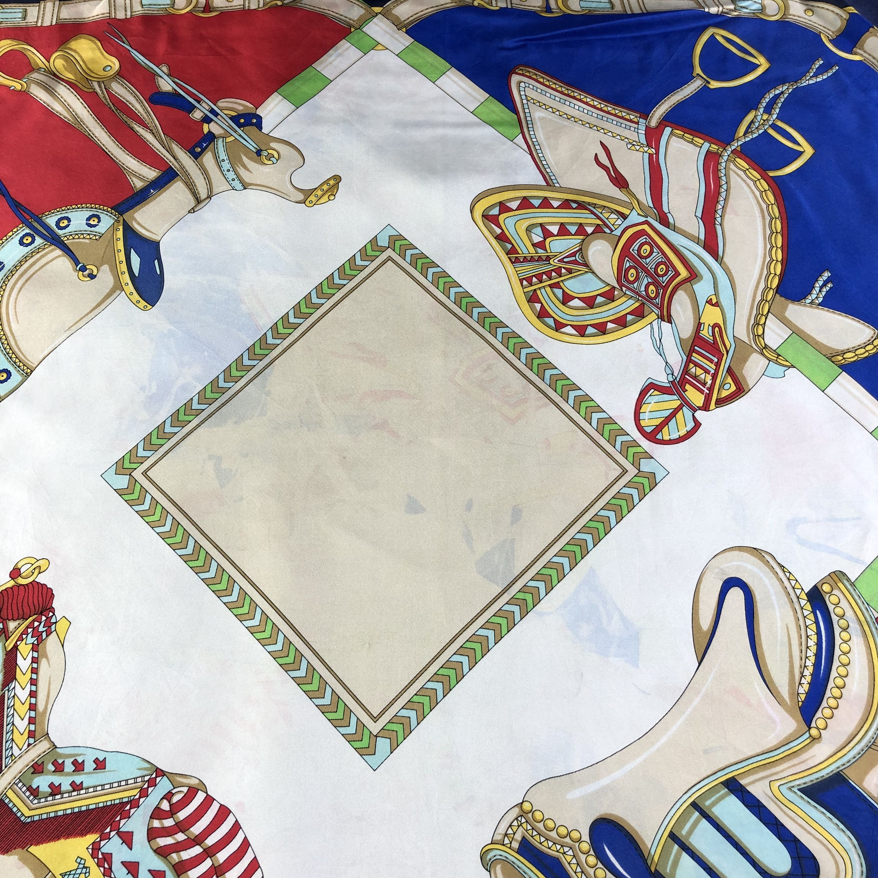Japanese Brand Vintage Rodier Luxury Hand Rolled Silk Scarf M490 Size ONE SIZE - 4 Thumbnail