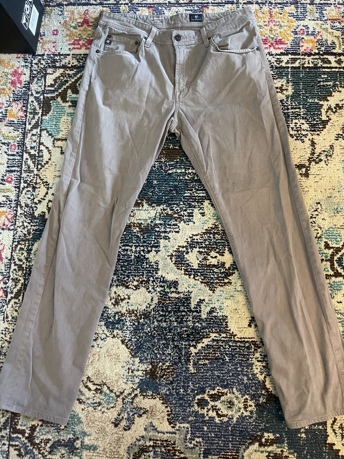 AG Adriano Goldschmied AG Gray Tellis Chino Pants Size US 32 / EU 48 - 1 Thumbnail