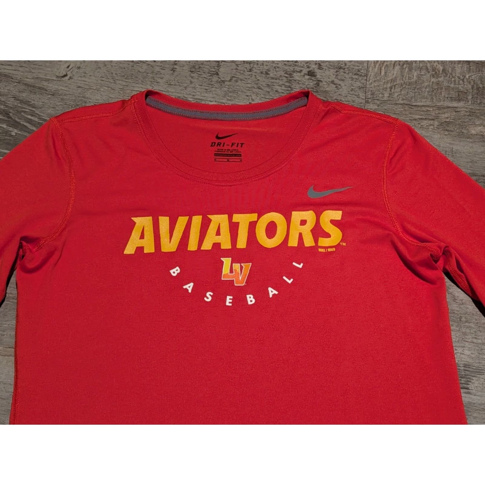 Nike Women's Nike Legend L/S T-Shirt Las Vegas Aviators Dri-Fit M Orange 453182-888 Size M / US 6-8 / IT 42-44 - 2 Thumbnail