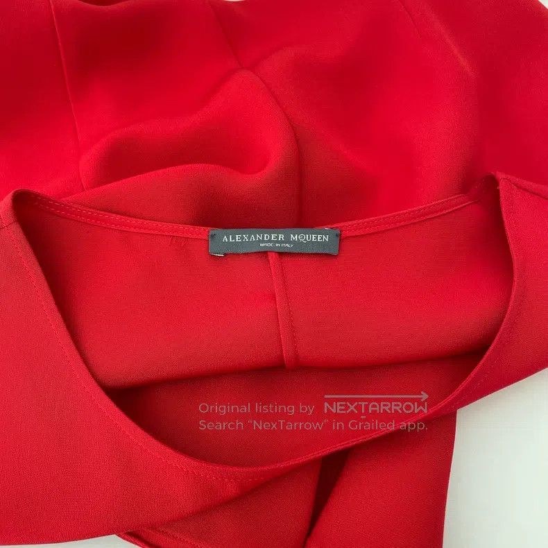 Alexander McQueen Alexander Mcqueen Red sleeveless top Size XS / US 0-2 / IT 36-38 - 6 Thumbnail
