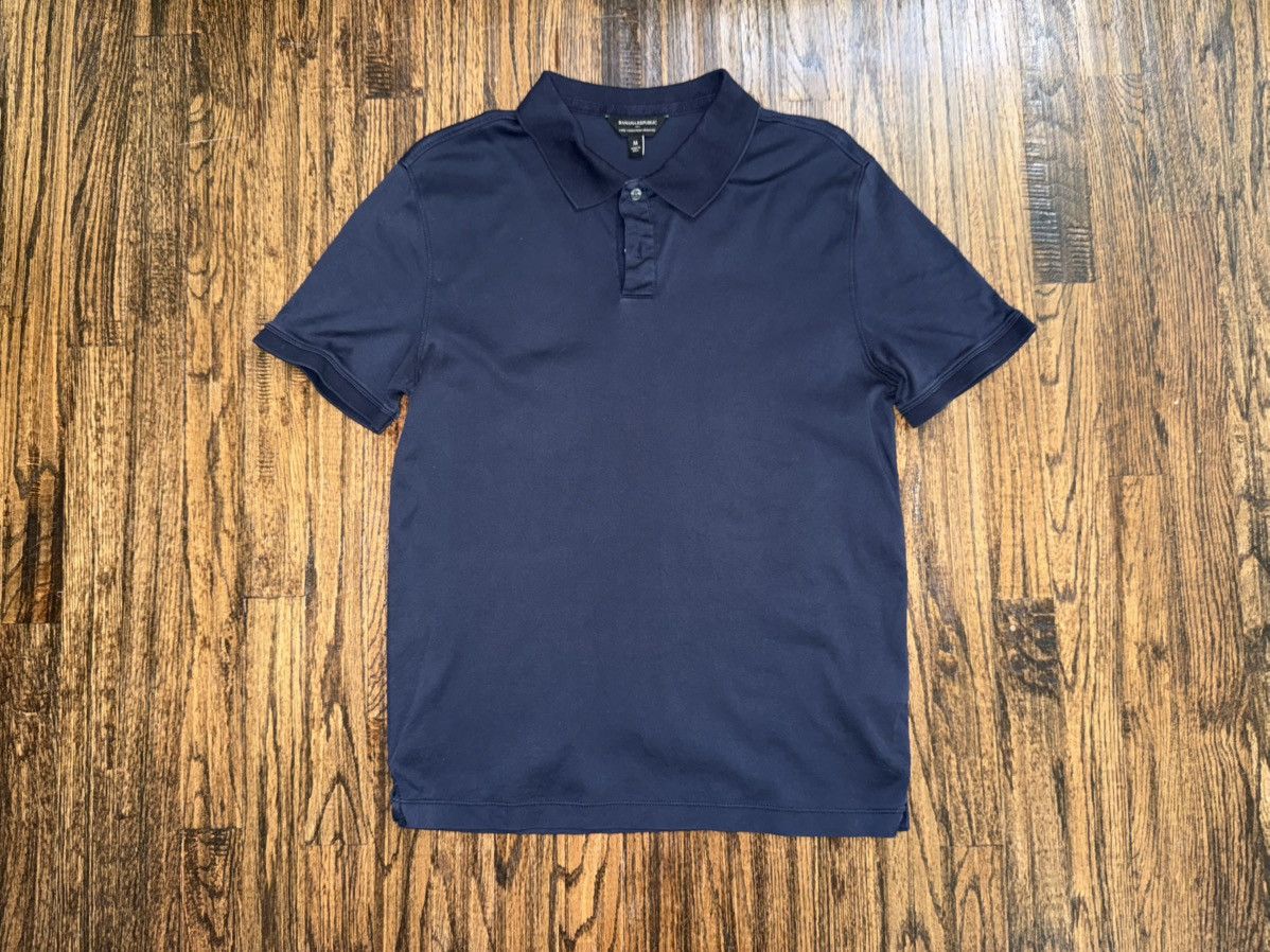 Banana Republic Banana Republic Luxury Performance Polo Shirt Navy Sz M Size US M / EU 48-50 / 2 - 1 Thumbnail