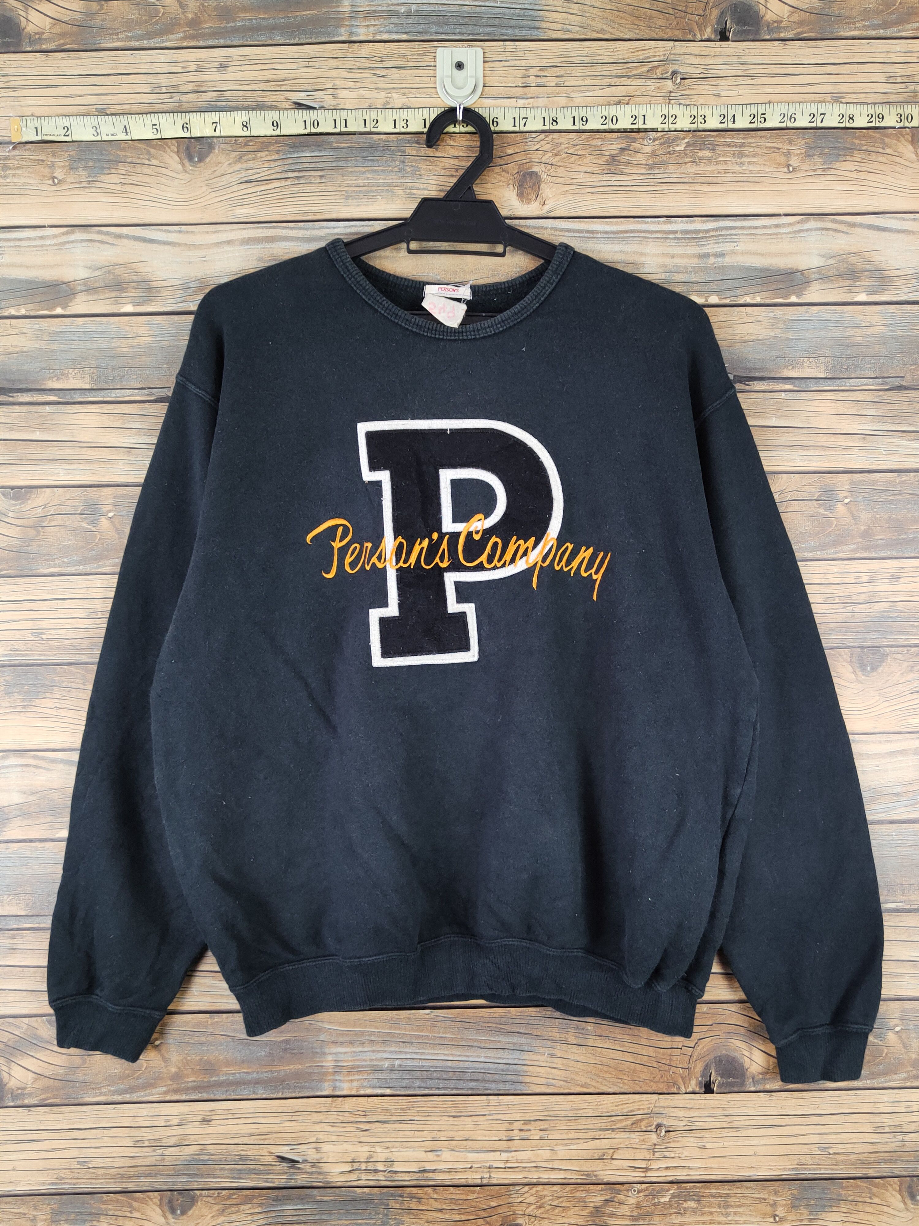 PERSON'S DL Person's Black Sweatshirts Vintage #549 Size US L / EU 52-54 / 3 - 1 Thumbnail