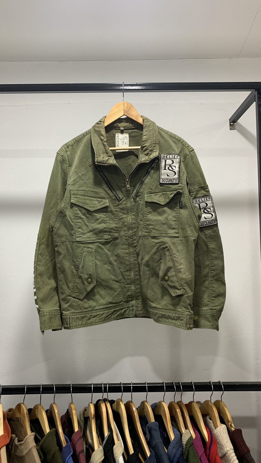 💥FINAL DROP💥 Faded Rocky Military Gear Punk 80s
