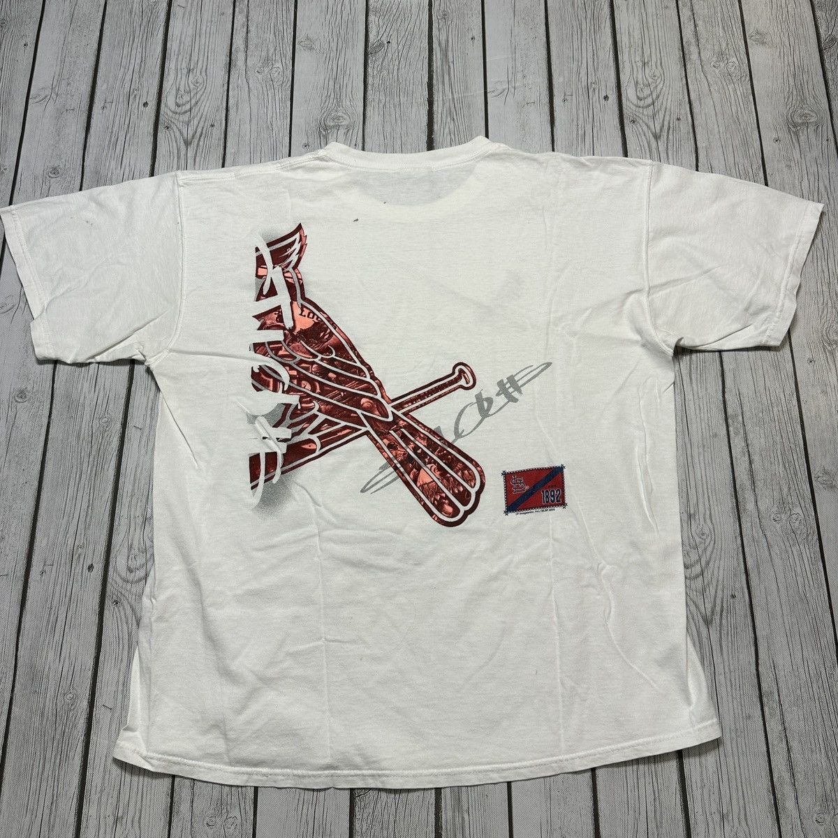 Lee × MLB × Vintage Vintage St. Louis Cardinals tee Size US XXL / EU 58 / 5 - 2 Thumbnail