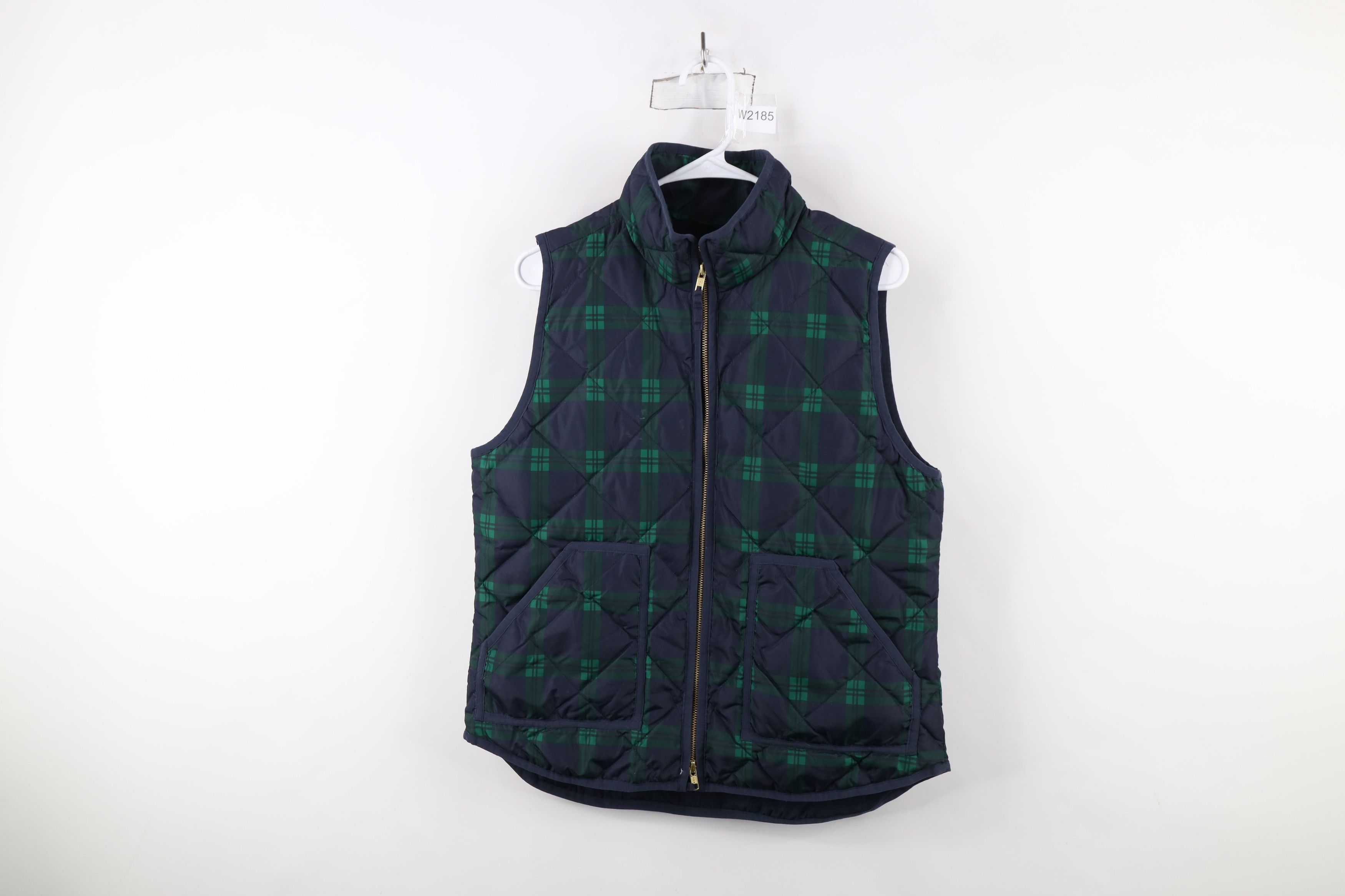 J.Crew × Vintage J Crew Distressed Duck Down Insulated Puffer Vest Jacket Size M / US 6-8 / IT 42-44 - 1 Thumbnail