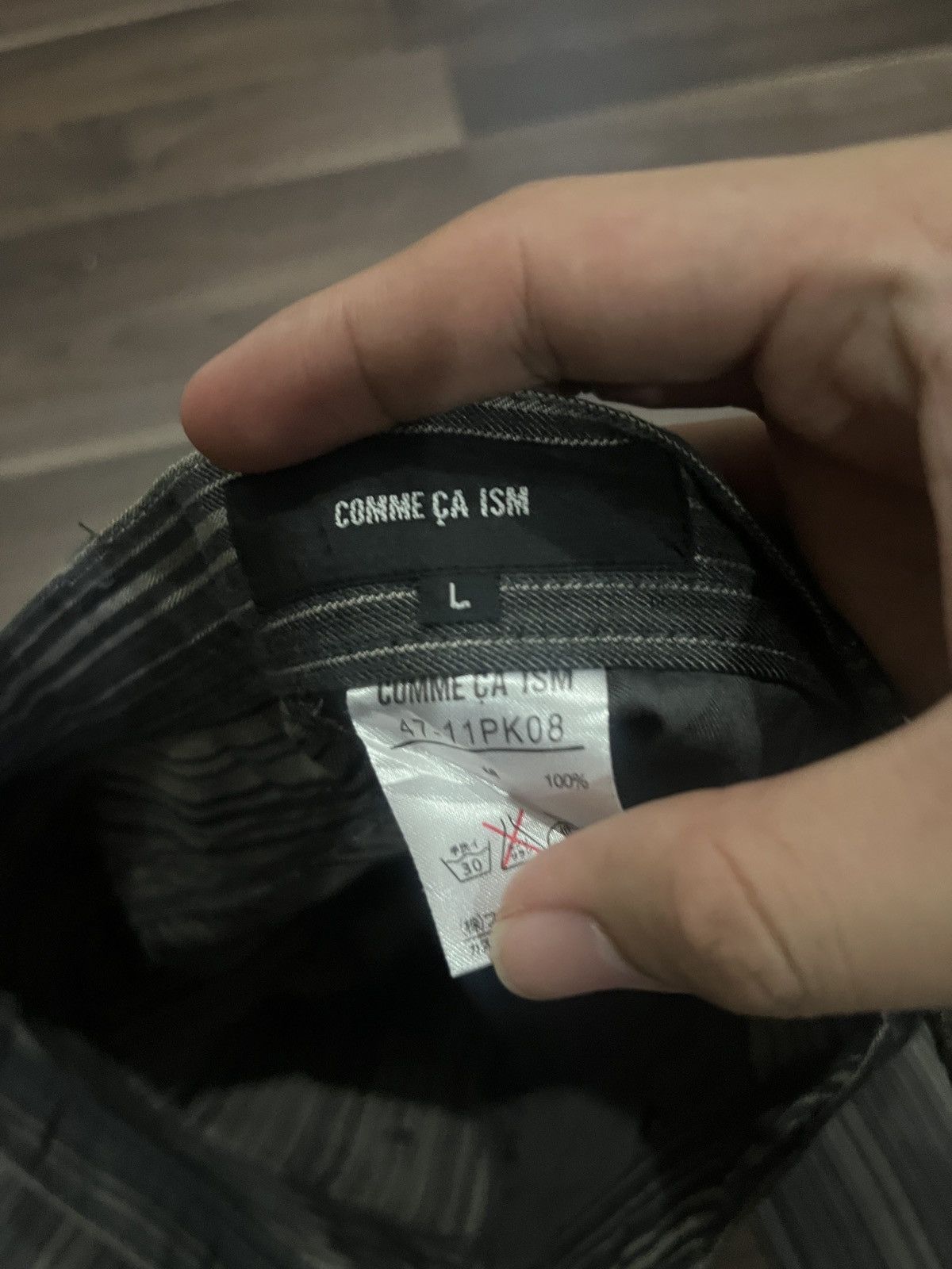 Comme des Garcons Comme Des Garcons Inspired Stripe Grey Pant Size US 31 - 8 Thumbnail