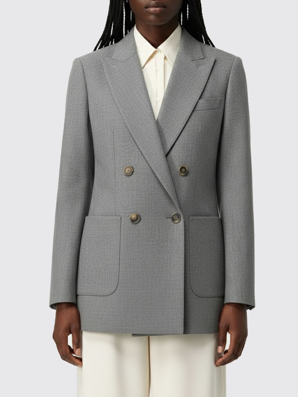 Max Mara Jacket Woman Grey
