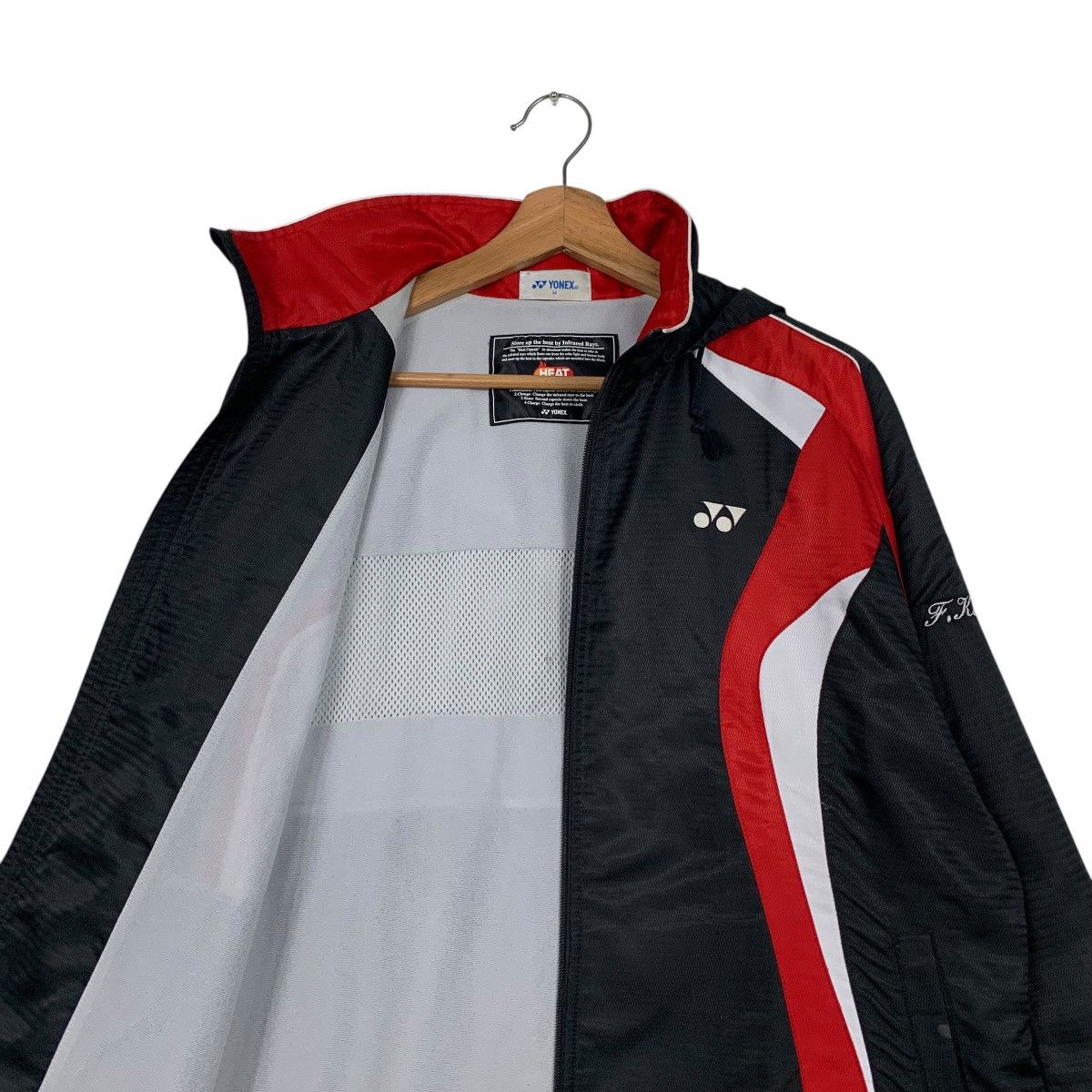 Japanese Brand Y2K Vintage YONEX Heat Capsule Jacket Badminton #2549-C115 Size US M / EU 48-50 / 2 - 11 Thumbnail