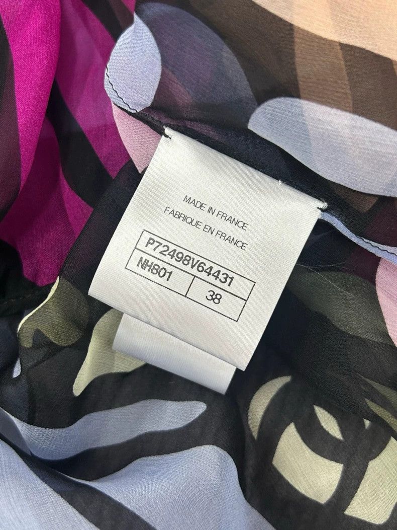 Chanel Chanel Color printed silk long sleeves Size XS / US 0-2 / IT 36-38 - 6 Thumbnail