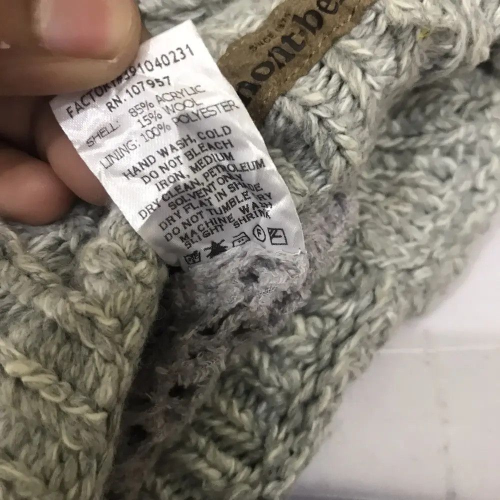 Montbell × Vintage Montbell Knit Beanie Hat Size ONE SIZE - 7 Thumbnail