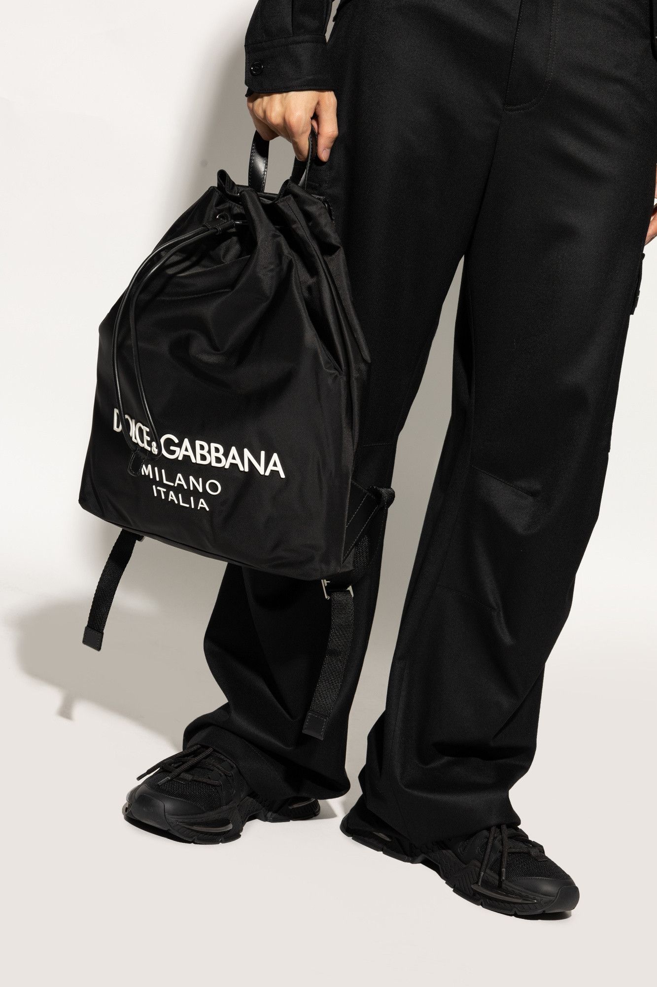 Dolce & Gabbana o1s22i1n0225 Size: OS / Nylon Backpack in Black Size ONE SIZE - 2 Thumbnail