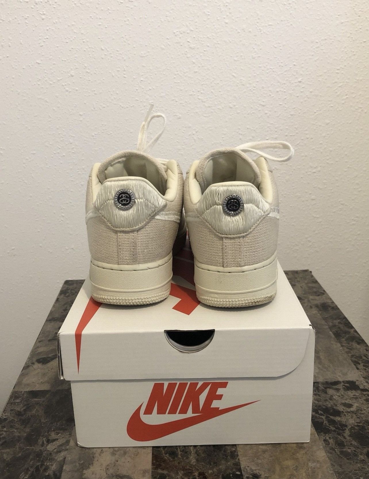 Nike × Stussy Nike X Stussy Air Force One Low Top Size US 8 / EU 41 - 3 Thumbnail
