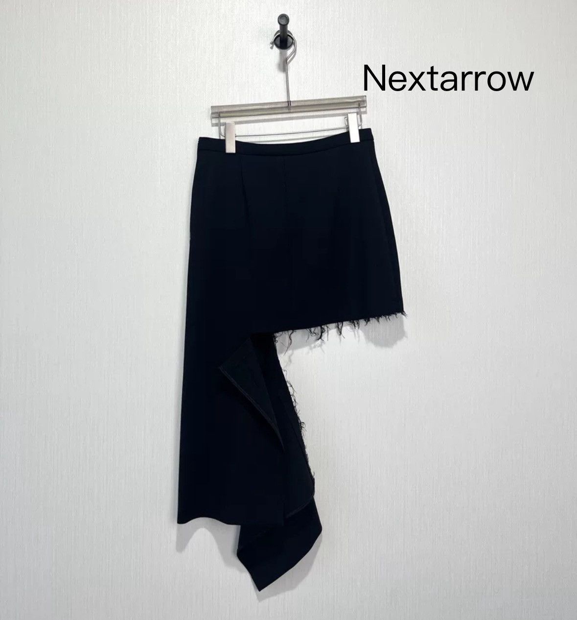 Balenciaga Balenciaga Black Cut Damaged Short Skirt Size 25" / US 0 / IT 36 - 2 Thumbnail