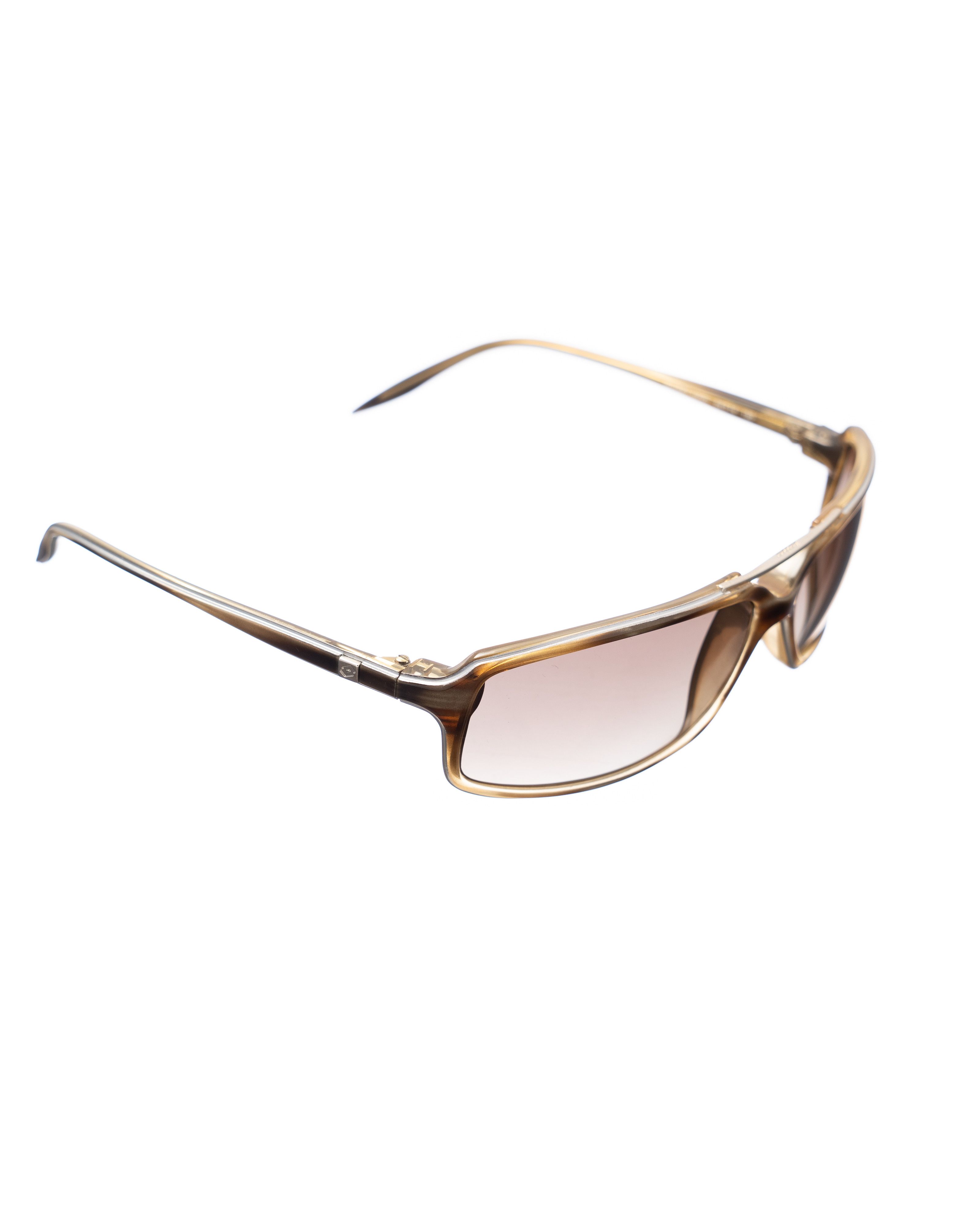 Lotto Sport Lotto 00's Patterned Rectangular Frame Sunglasses Size ONE SIZE - 3 Thumbnail