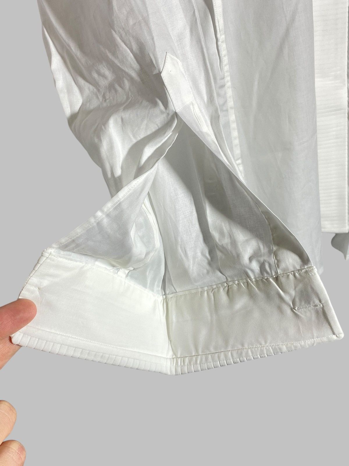 Pal Zileri Pal Zileri Gruppo Foral New Cotton Shirt Ribbed Details Size US L / EU 52-54 / 3 - 9 Thumbnail