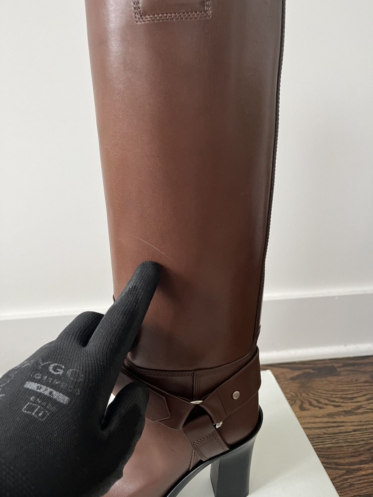Burberry Burberry Leather Strirrup High Boots Size US 6.5 / IT 36.5 - 11 Thumbnail