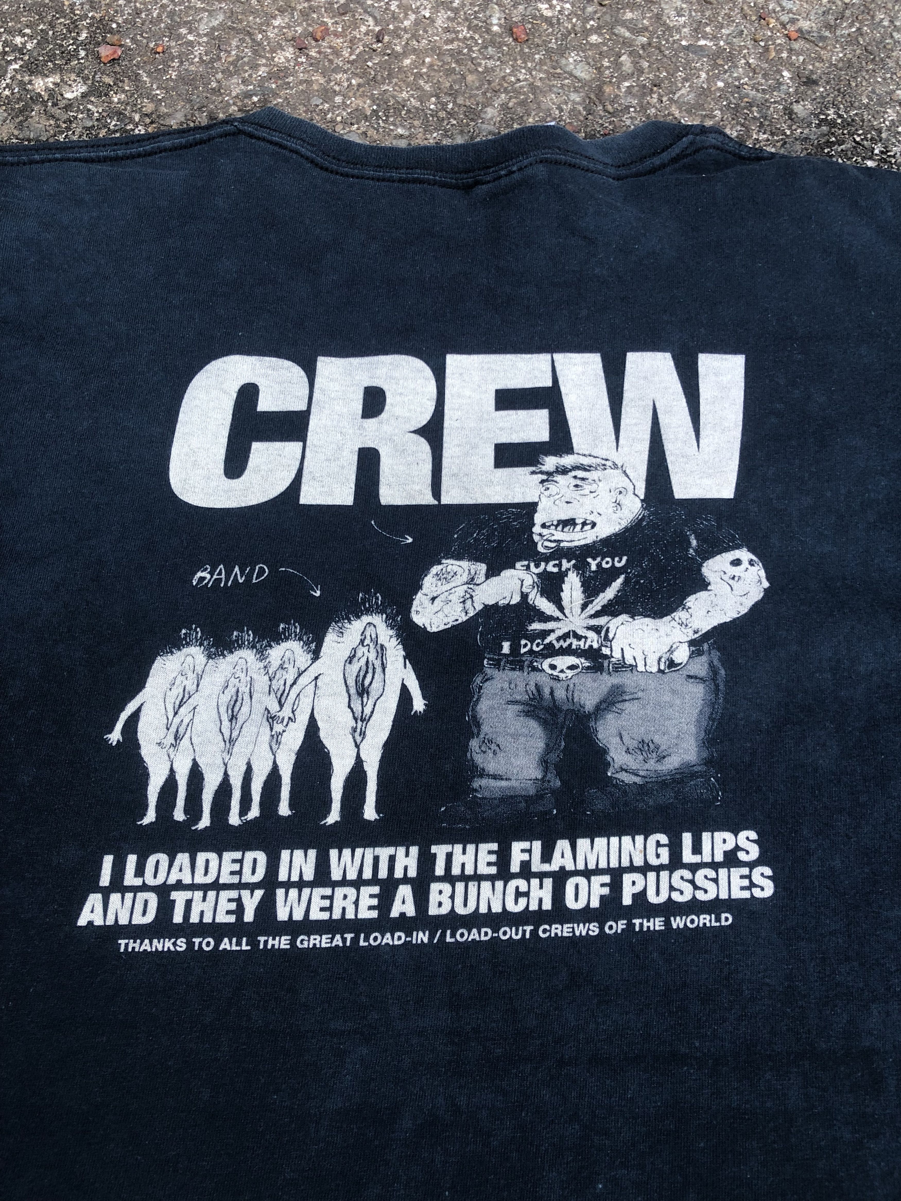 Band Tees 🔥Vtg 90s/early 2000 THE FLAMING LIPS Grunge Band T-Shirt Size US XL / EU 56 / 4 - 6 Thumbnail