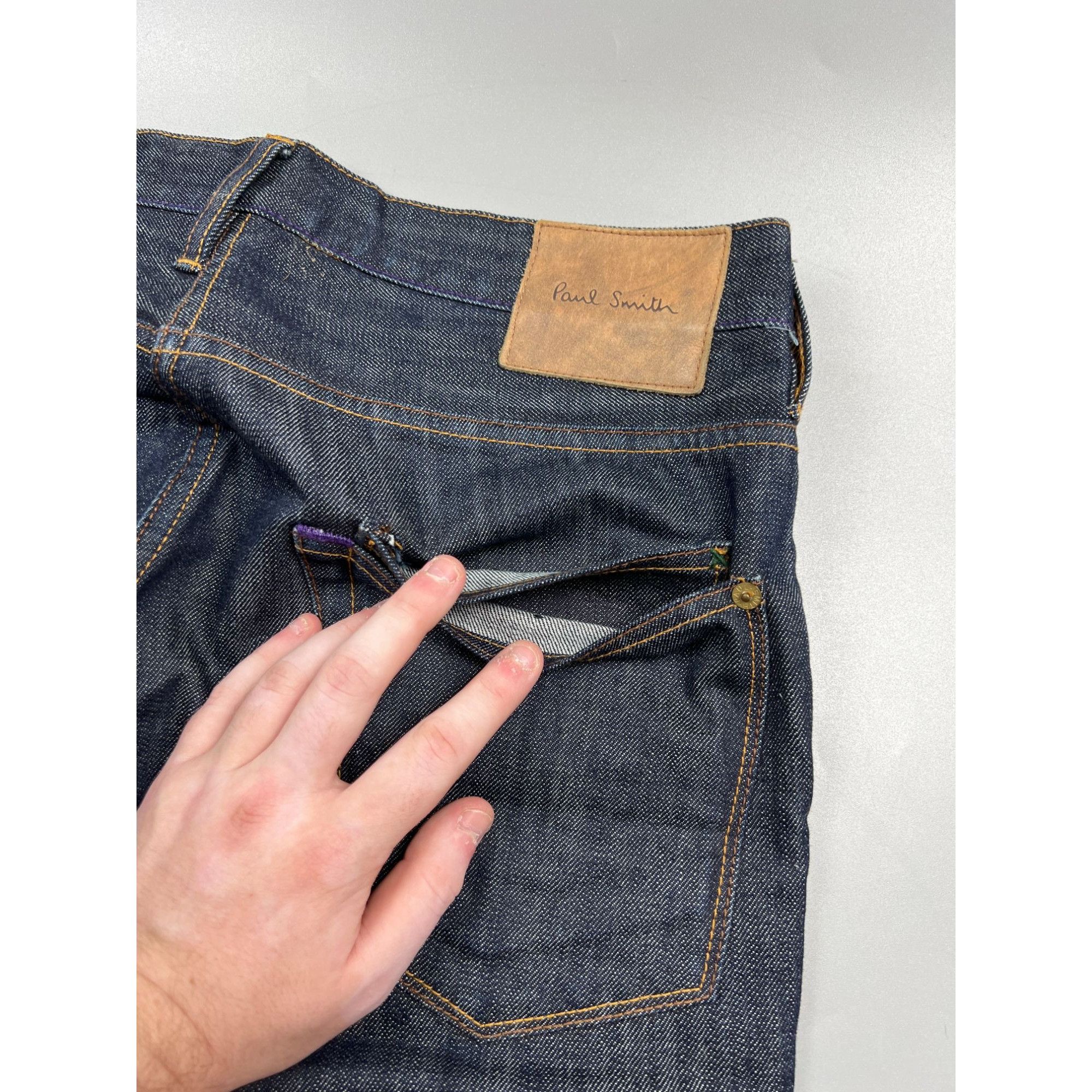 Paul Smith Paul Smith Raw Denim Jeans Pants (Y0960) Size US 31 - 15 Thumbnail