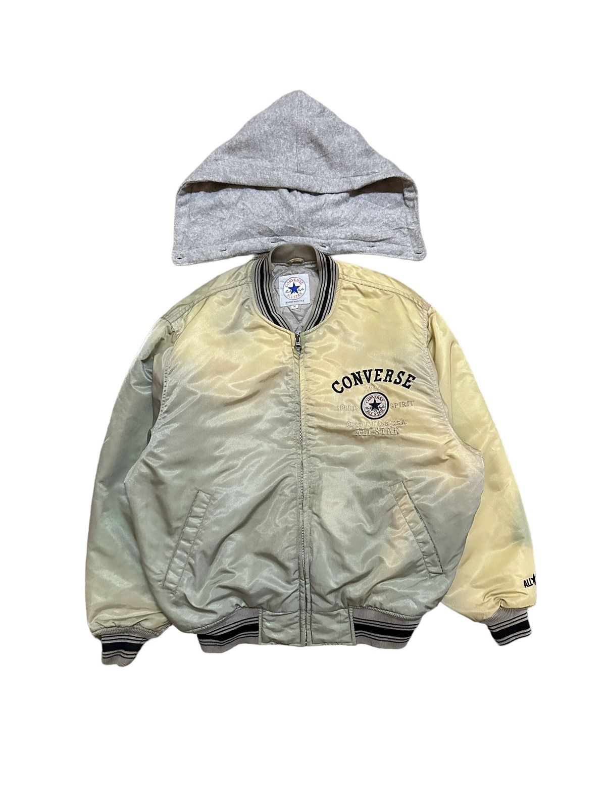 Converse × Vintage vintage converse ma1 style bomber jacket Size US M / EU 48-50 / 2 - 8 Thumbnail