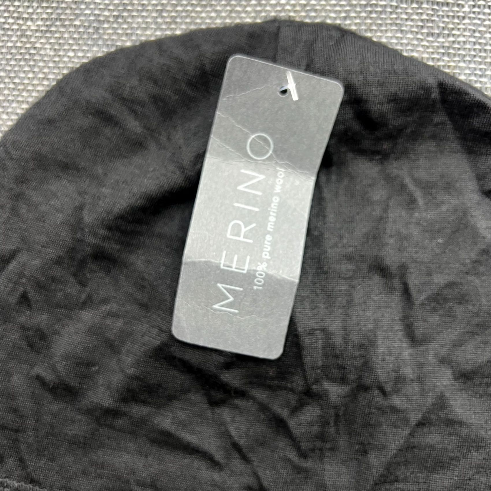 Vintage Beechfield Beanie 100% Merino Wool Hat Skull Cap Lightweight Black Stretch Soft Unisex Adults One Size Wool Beanie Hat Mens Womens Size ONE SIZE - 3 Thumbnail