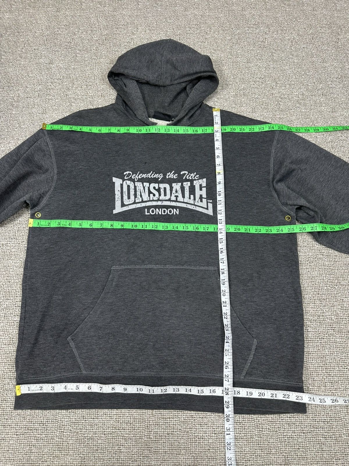 Lonsdale Y2k Lonsdale London Hoodie Sweatshirt Z336 Size US XL / EU 56 / 4 - 6 Thumbnail