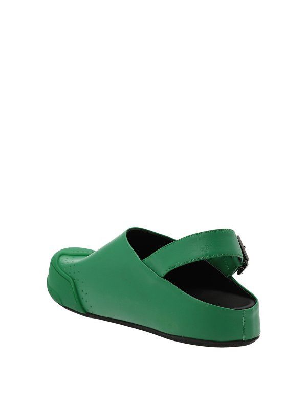 Marni o1mle0126 Fussbett Sabot Sandals in Green Size US 9 / EU 42 - 2 Thumbnail
