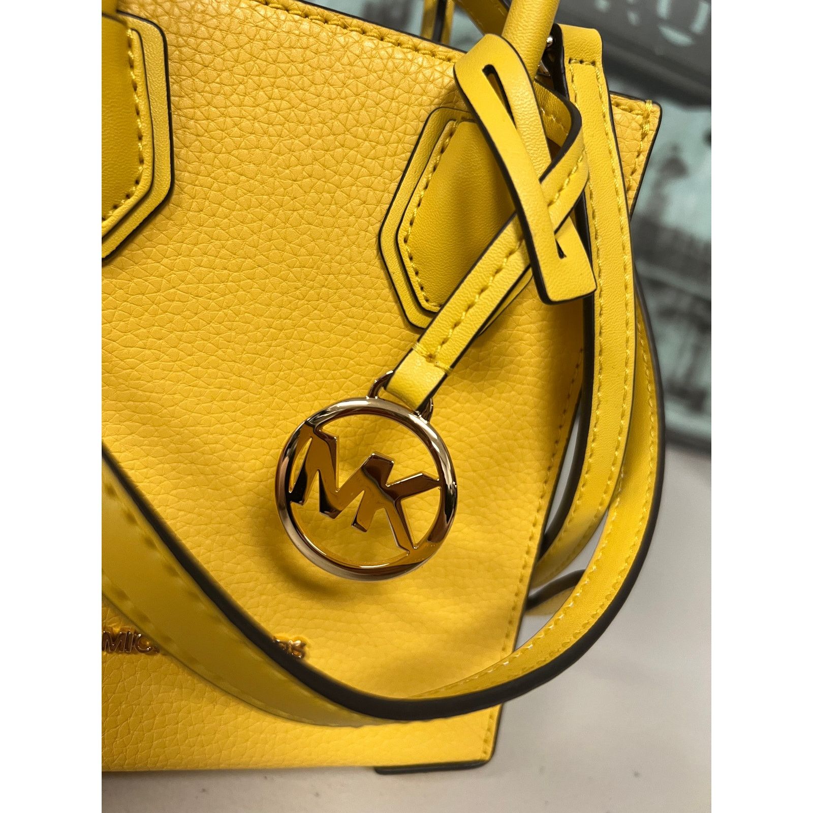 Michael Kors Michael Kors 35S1GM9T0L Mercer Extra-Small Pebbled Leather Size ONE SIZE - 6 Thumbnail